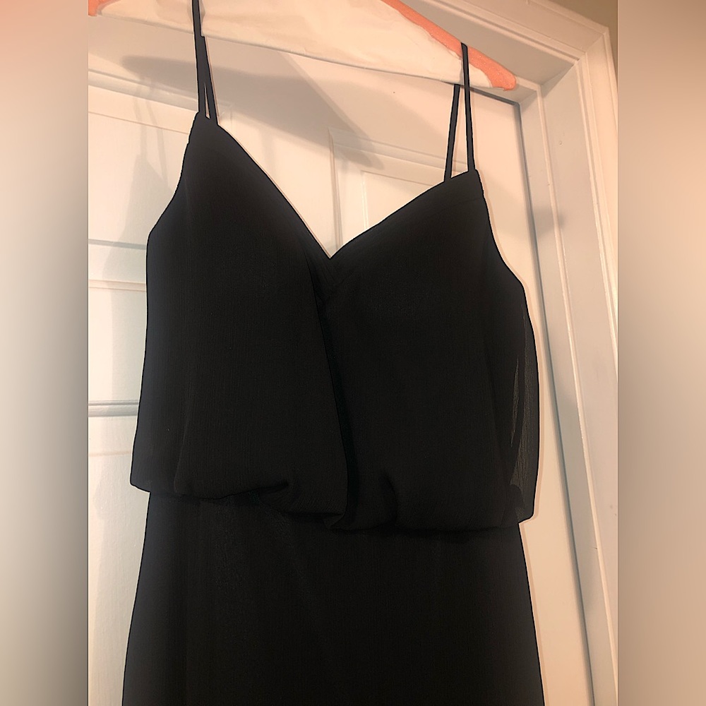 Azazie Black Maxi Dress